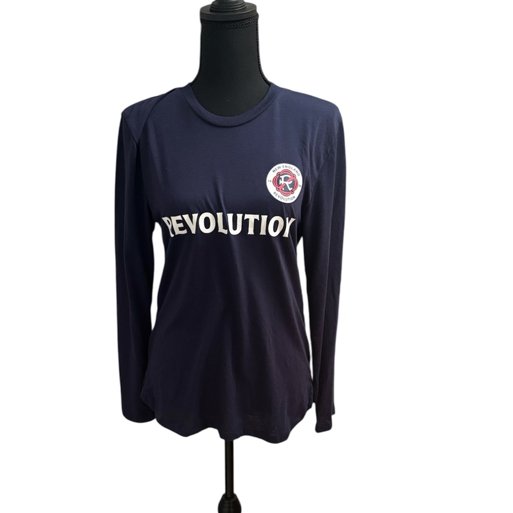 Girls Revolution Dark Blue Long Sleeve Tee Size Large NWT